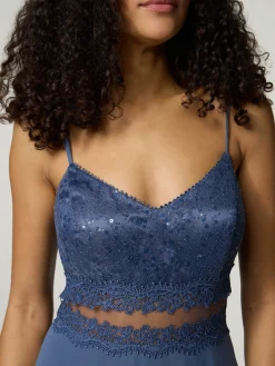 Abendkleid mit Pailletten