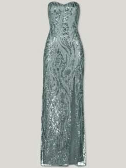 Abendkleid mit Pailletten