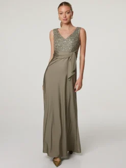 Abendkleid mit Pailletten