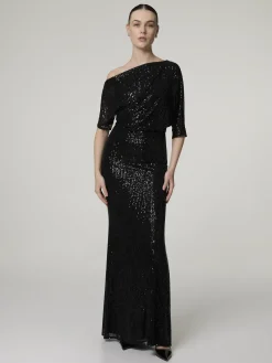 Abendkleid mit Pailletten