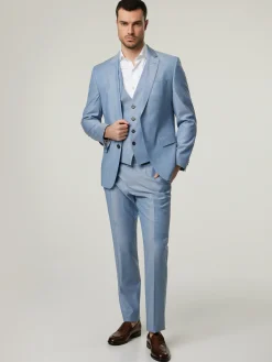 Anzug 3-teilig im Slim Fit HUGE