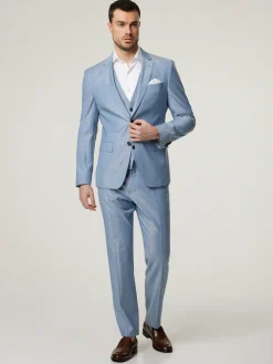 Anzug 3-teilig im Slim Fit HUGE