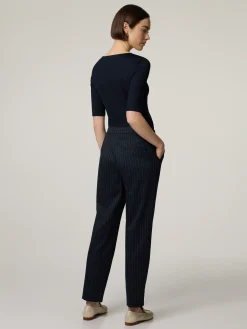 Anzugshose mit Nadelstreifen