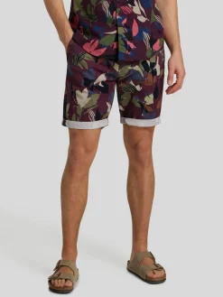 Bermudas mit Allover-Print