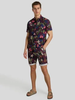 Bermudas mit Allover-Print