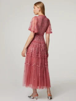 Besticktes Abendkleid