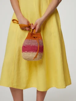 Beuteltasche aus Raffia MAORA