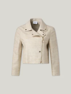 Bikerjacke aus Seide