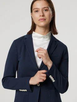 Blazer aus Jersey im Slim Fit