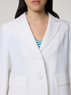 Blazer aus Leinen-Mix