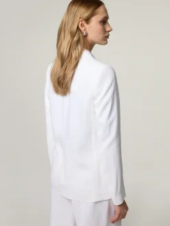 Blazer aus Leinen-Mix