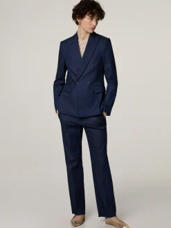 Blazer im Denim-Look