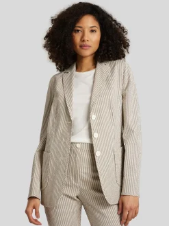 Blazer im Nadelstreifen-Look
