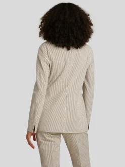 Blazer im Nadelstreifen-Look