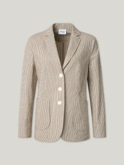 Blazer im Nadelstreifen-Look