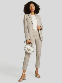 Blazer im Nadelstreifen-Look