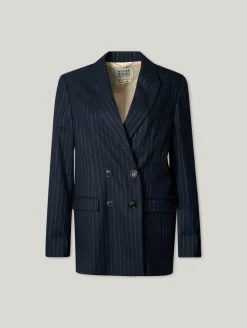 Blazer in Nadelstreifen