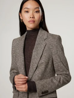 Blazer mit Fischgrat-Muster ATLIN