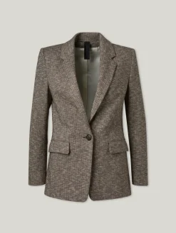 Blazer mit Fischgrat-Muster ATLIN
