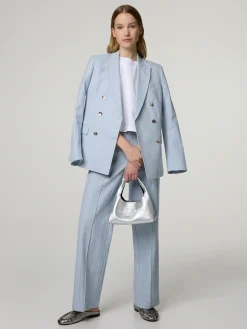 Blazer mit Nadelstreifen