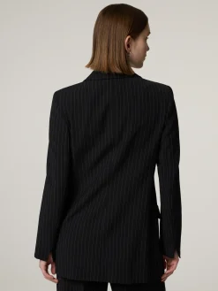 Blazer mit Nadelstreifen