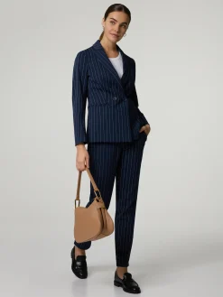 Blazer mit Nadelstreifen