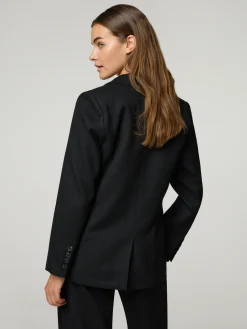 Blazer mit Nadelstreifen