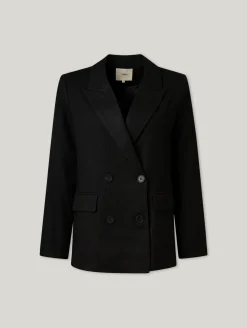 Blazer mit Nadelstreifen