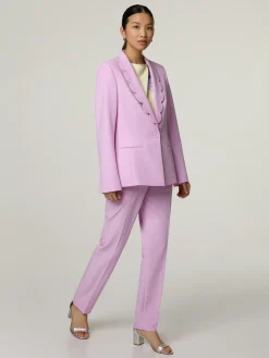 Blazer mit Zierkanten