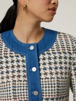 Blazerjacke aus Baumwolle