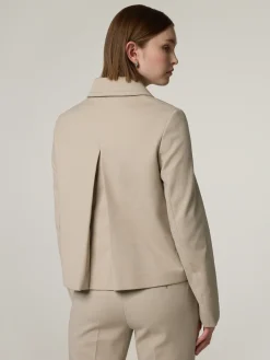 Blazerjacke aus Baumwolle