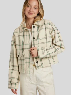 Blazerjacke im Crop-Fit