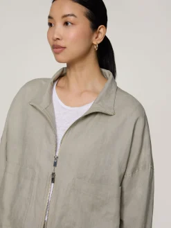 Blouson aus Leinen