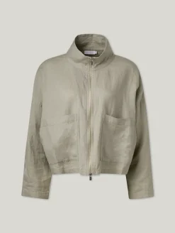 Blouson aus Leinen