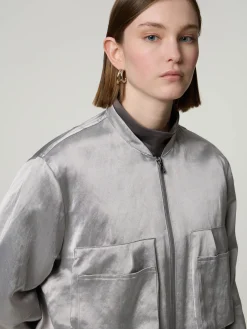 Blouson aus Satin