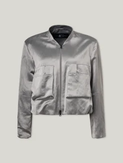Blouson aus Satin