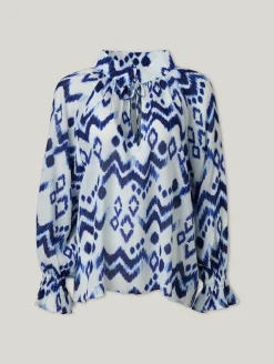 Bluse aus Crêpe CASSISADEA