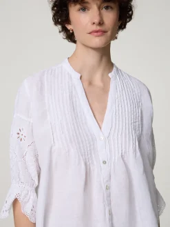 Bluse aus Leinen