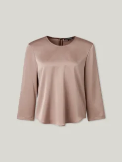 Bluse aus Satin