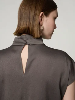 Bluse aus Satin ALARIA