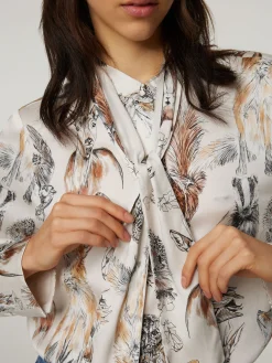 Bluse aus Seide