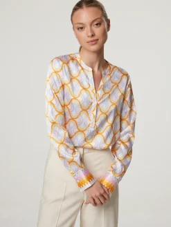 Bluse aus Seide