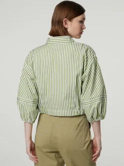 Bluse im Cropped FIt