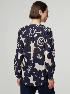 Bluse mit Allover-Print
