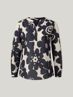 Bluse mit Allover-Print