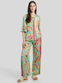 Bluse mit Allover-Print