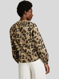 Bluse mit Allover-Print