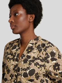 Bluse mit Allover-Print