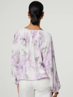 Bluse mit Allover-Print