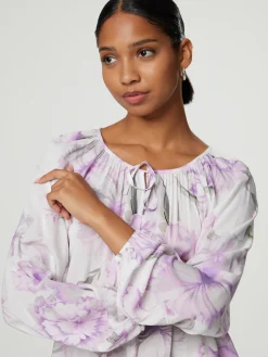 Bluse mit Allover-Print